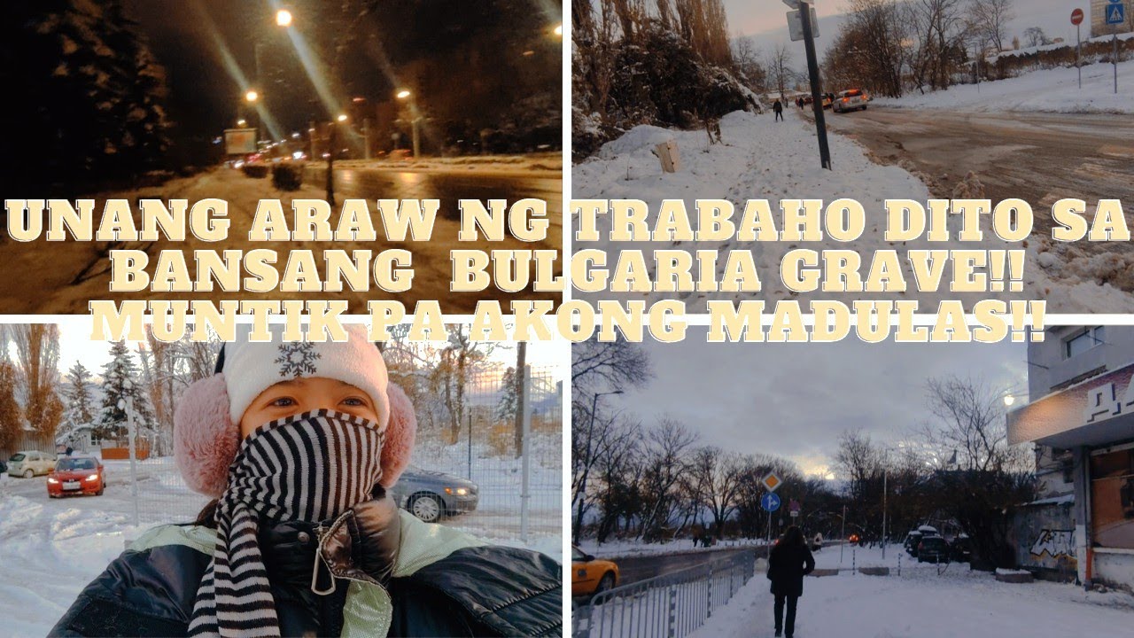 pinay In bulgaria// Unang araw Ng work SA bansang Bulgaria!!!
