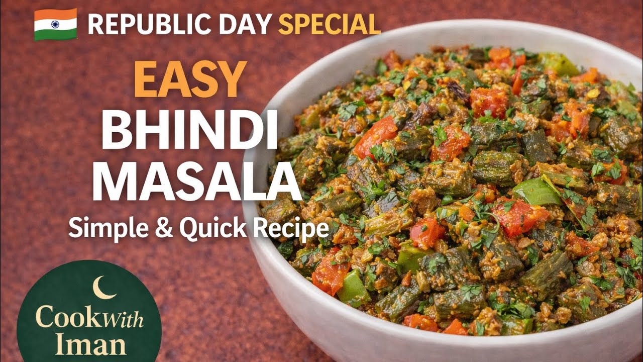 🇮🇳 Republic Day Special | Easy & Simple Bhindi Masala | Jhat-Pat Ghar Jaisa Tadka