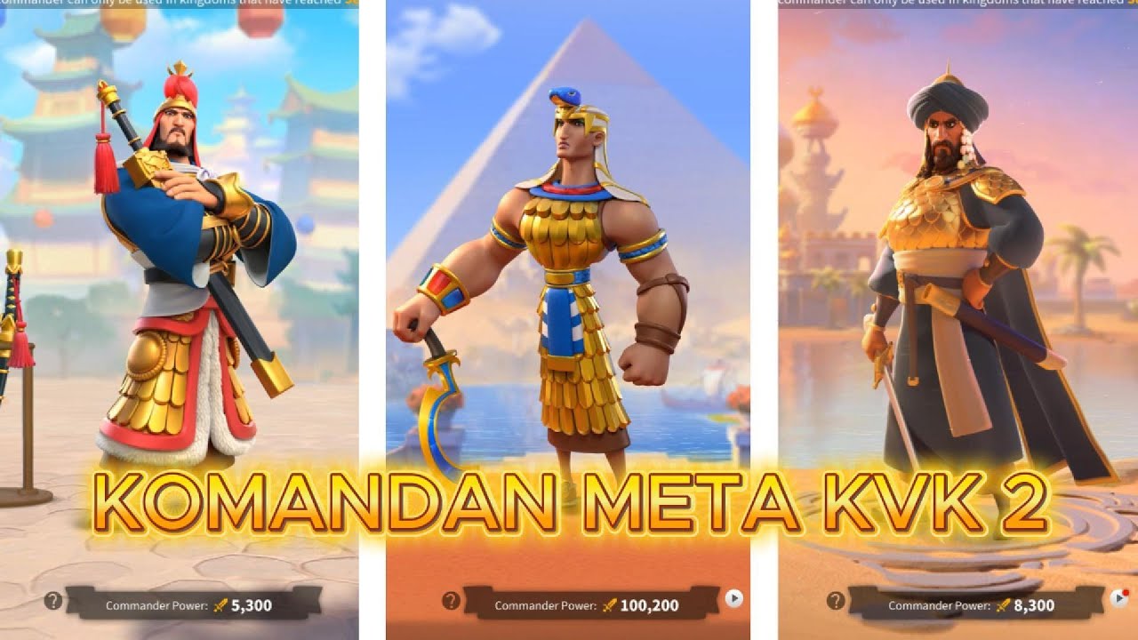 TOP META KvK 2 2025! Komandan Paling Worth It untuk F2P Player ⚔️