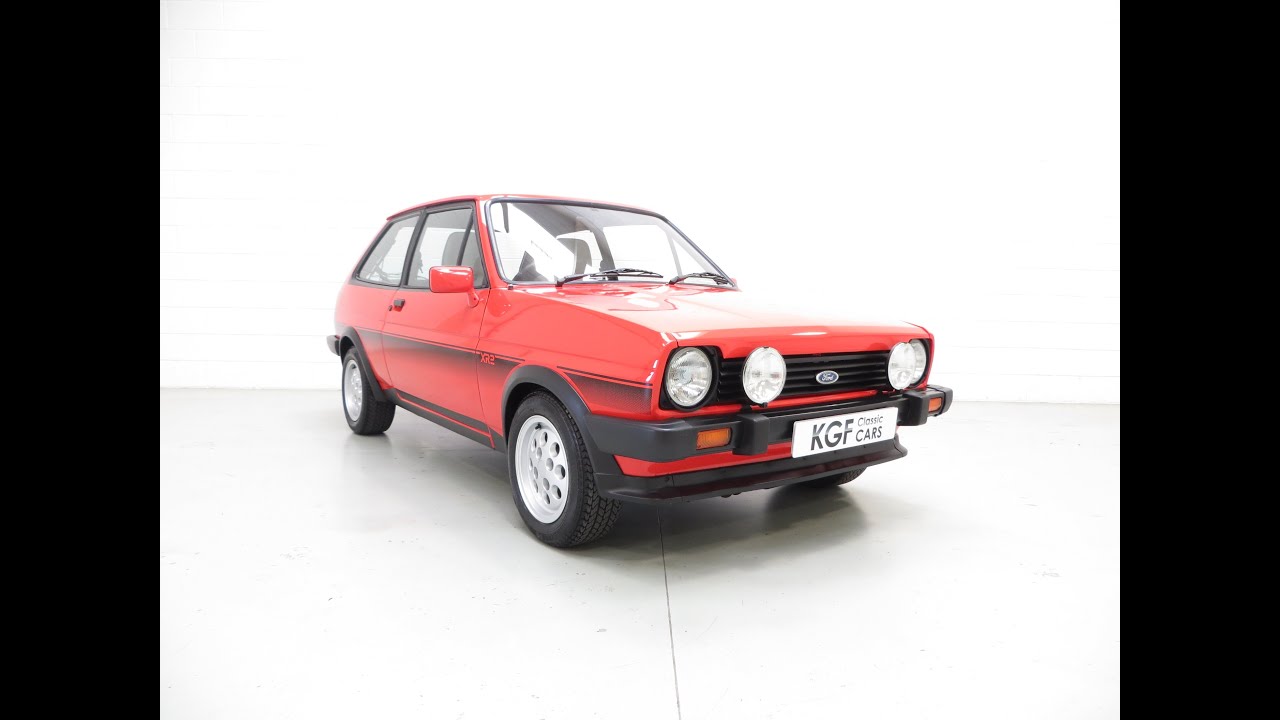 A Mk1 Ford Fiesta XR2 in Sunburst Red, Beautifully Restored to Original Standard. SOLD!