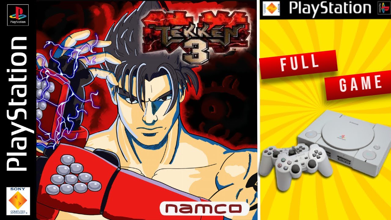TEKKEN 3 (PS1) - Full Gameplay Walkthrough - No Commentary