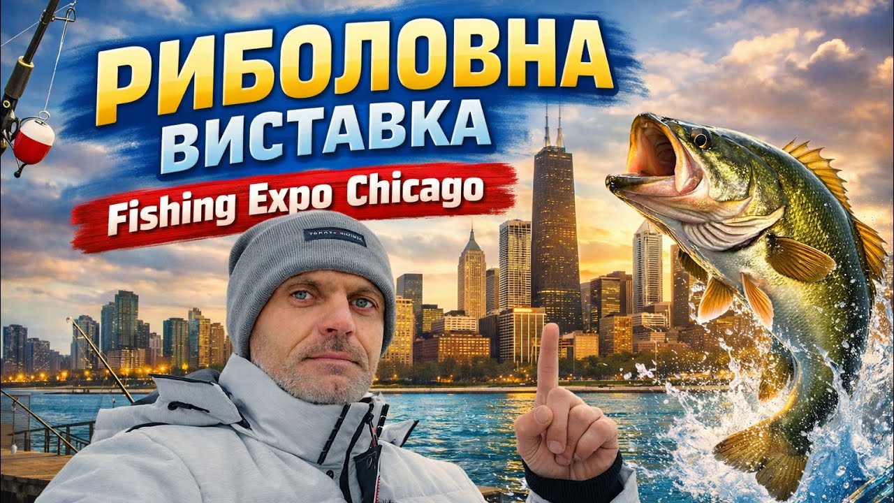 Риболовна виставка в Чикаго очима рибалки, Chicago Fishing Expo 2026