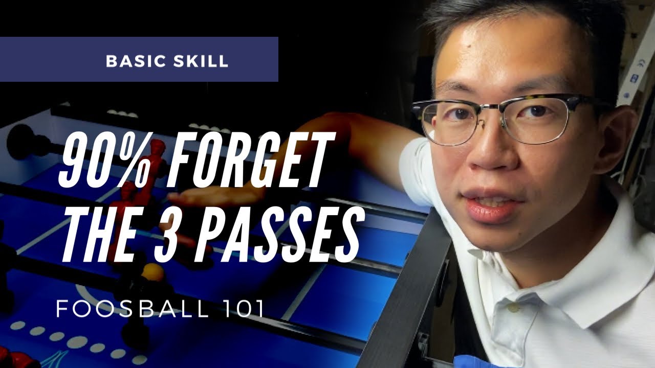 90% Of Us ALWAYS FORGET The 3 PASSES On The 5 BAR | Foosball 101 (foosball tips)