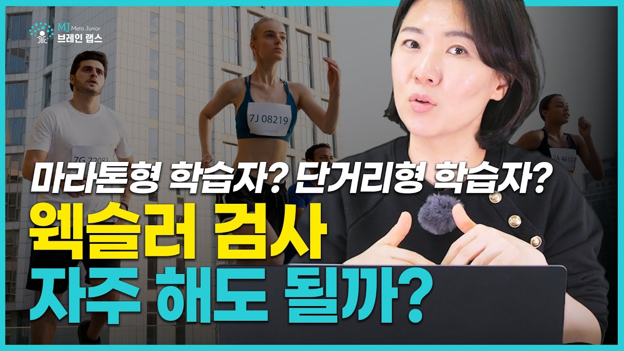 마라톤형 학습자? 단거리형 학습자? / 웩슬러 검사 자주 해도 될까?