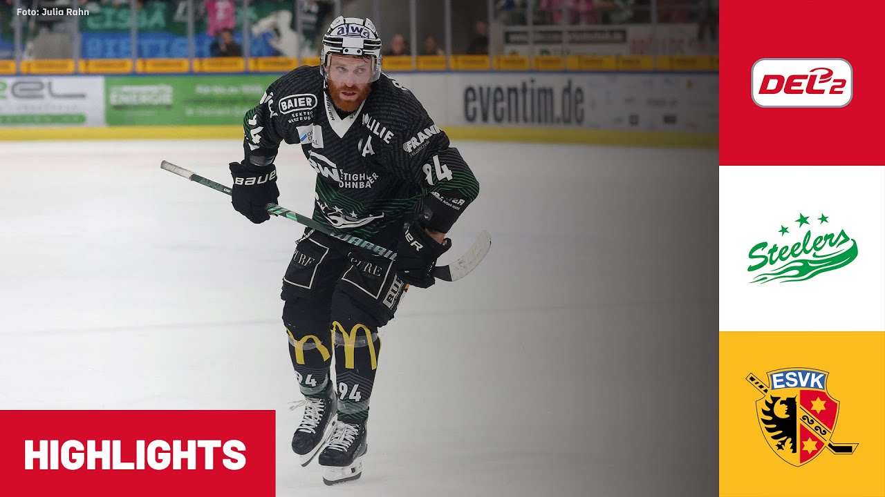 DEL2: Bietigheim Steelers vs. ESV Kaufbeuren | Highlights