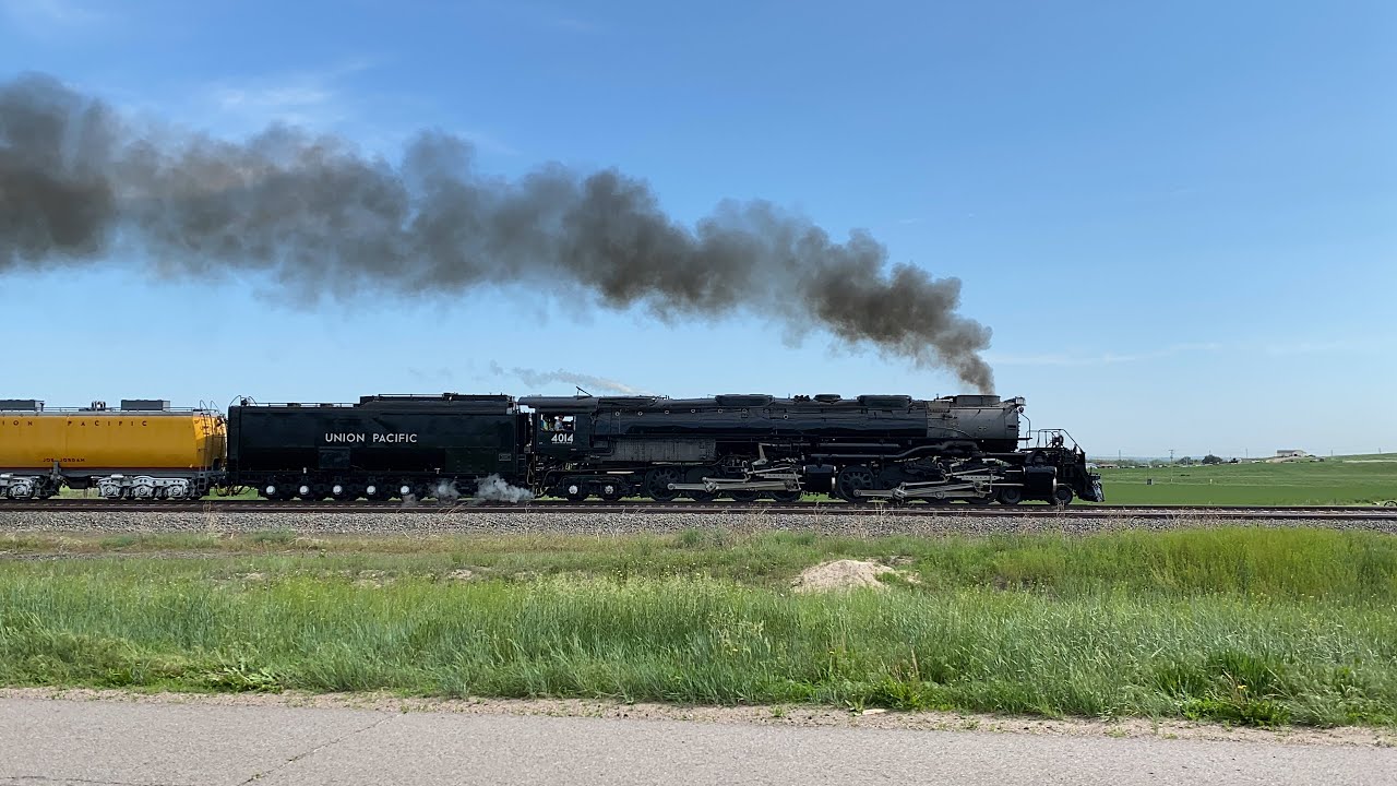 Pacing Union Pacific Big Boy #4014 Steam Train On The South Morrill Subdivision (6/8/23)