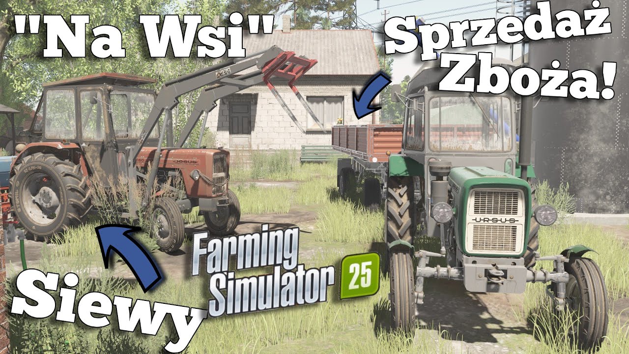 Sprzedaż Zboża & Siewy na Polskiej Wsi! 😮 Koszenie Łąki 😮 Ursus C-360 & C-330 😍 