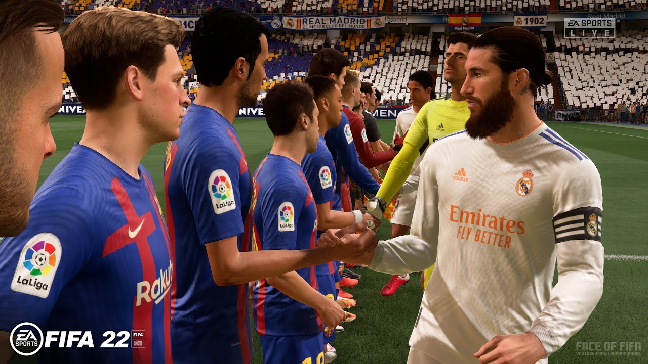 FIFA 22 GAMEPLAY - REAL MADRID v FC BARCELONA