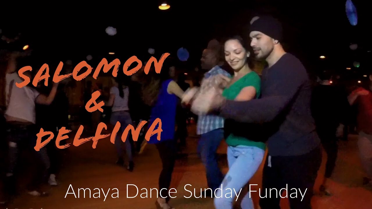 Salomon Amaya & Delfina Romero Social Dancing Salsa Amaya Dance Sunday Funday Social