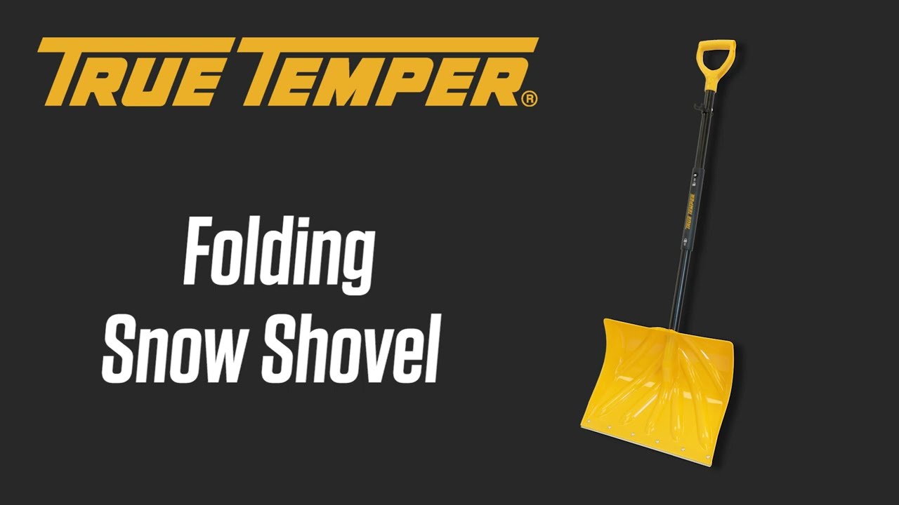 True Temper Folding Snow Shovel
