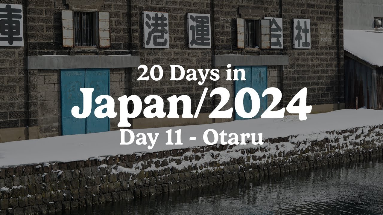 Japan Day 11 Otaru (Otaru Canal, Temiya Railway, Sakaimachi Street, Otaru Music Box Museum, LeTao)