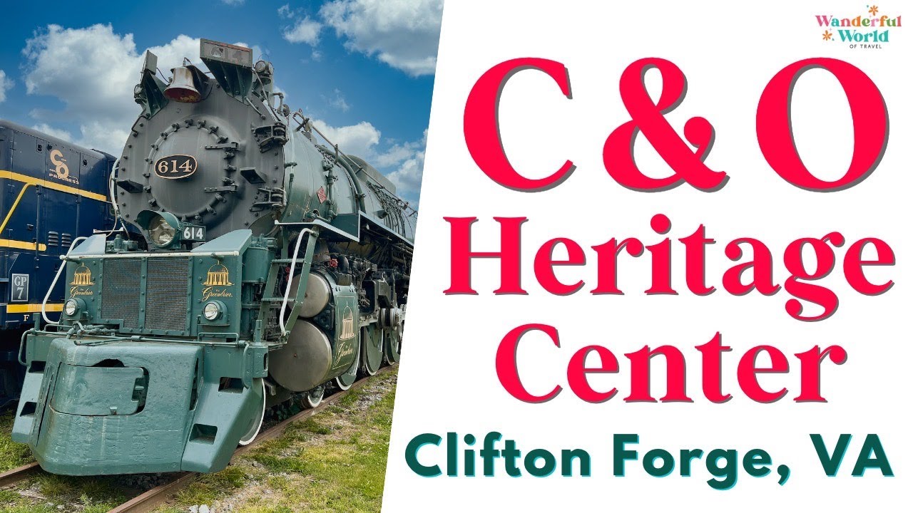 Railroad History! Walk Through Trains at C&O Railway Heritage Center in Clifton Forge, Virginia
