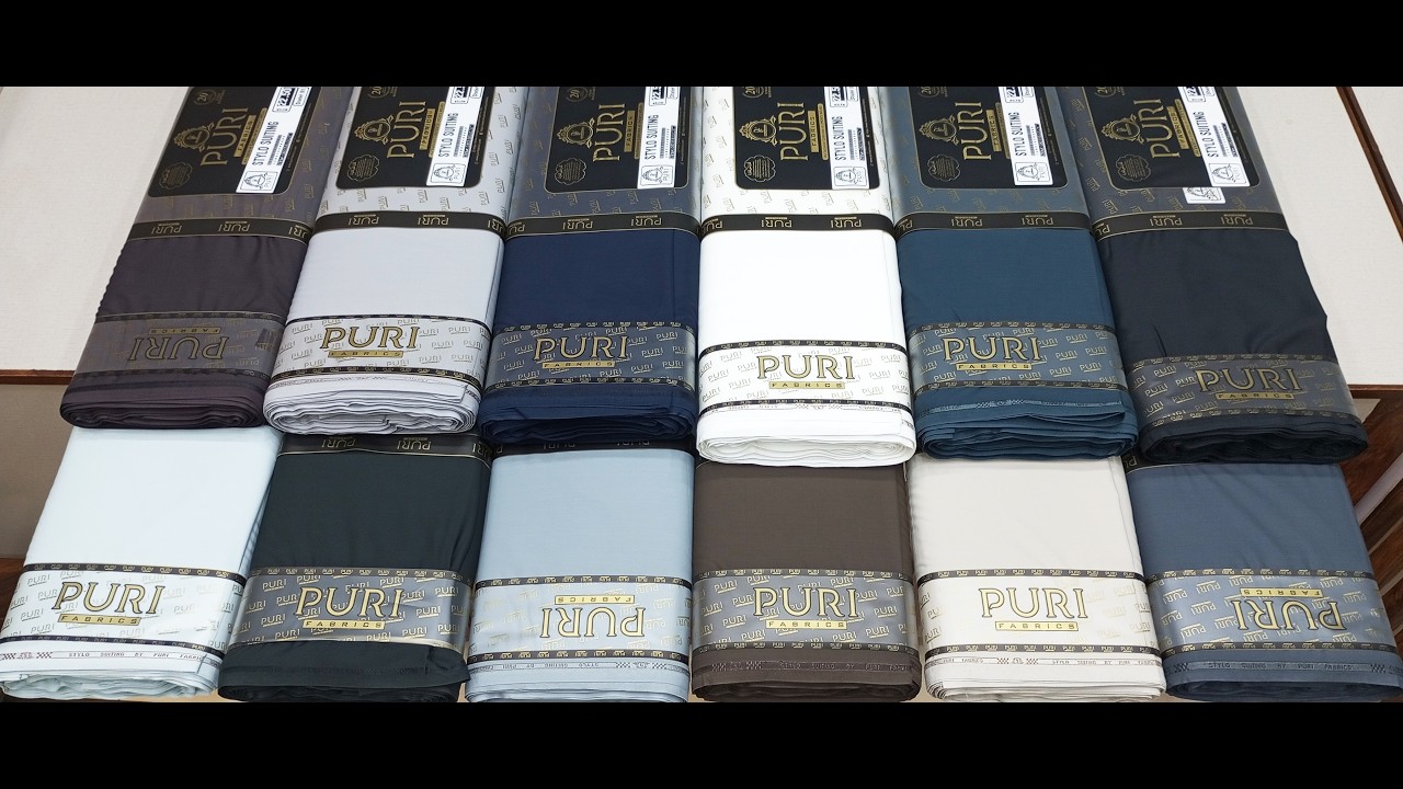 Stylo Suiting by Puri Fabrics | Premium & Graceful Wash & Wear Fabric for Summer | Super Hit Article
