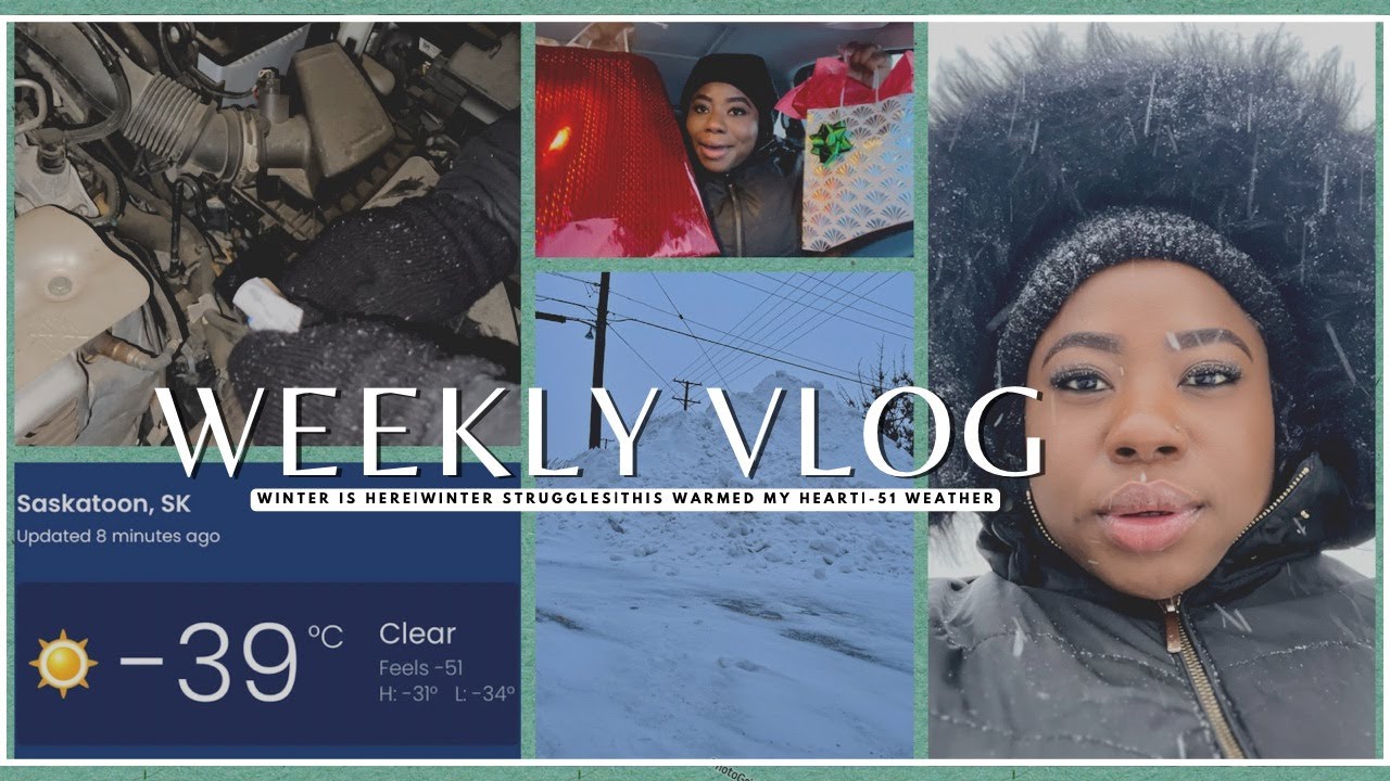 -51C WEATHER IN CANADA|WINTER IS HERE| WINTER STRUGGLES|THIS WARMED MY HEART|SNOW STORM|WINTER VLOGS