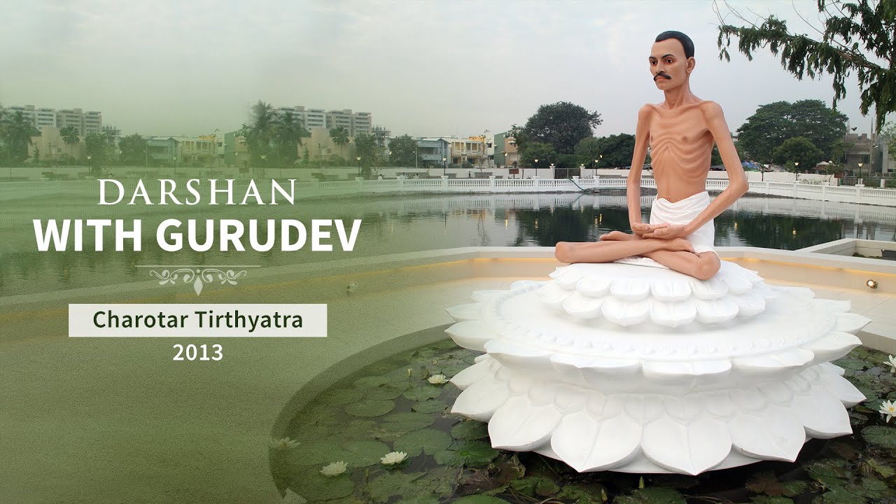 Darshan with Gurudev - Charotar Tirthyatra 2013