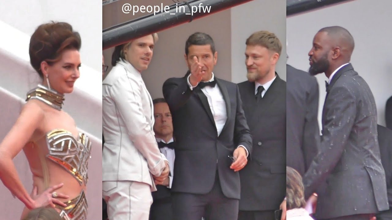 Frédérique Bel, Orelsan, Skread & Abd al Malik sur le tapis rouge du Festival de Cannes - 18.05.23