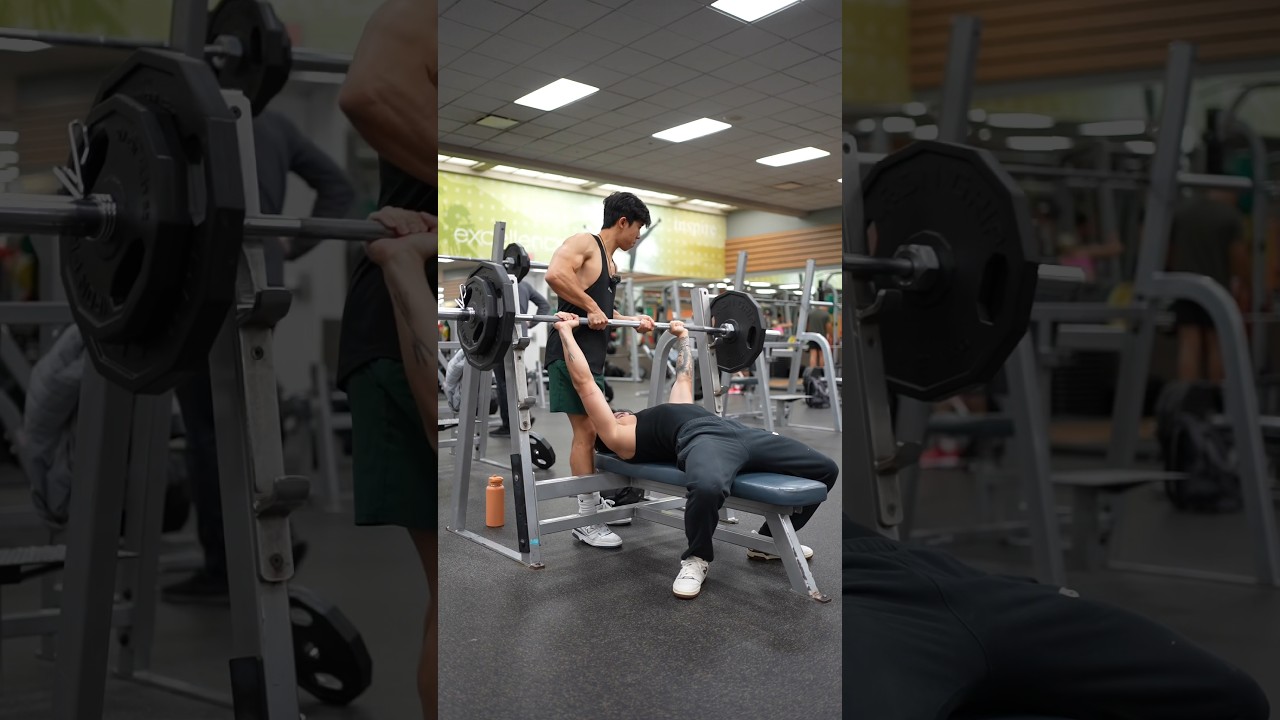 How to spot someone on bench press