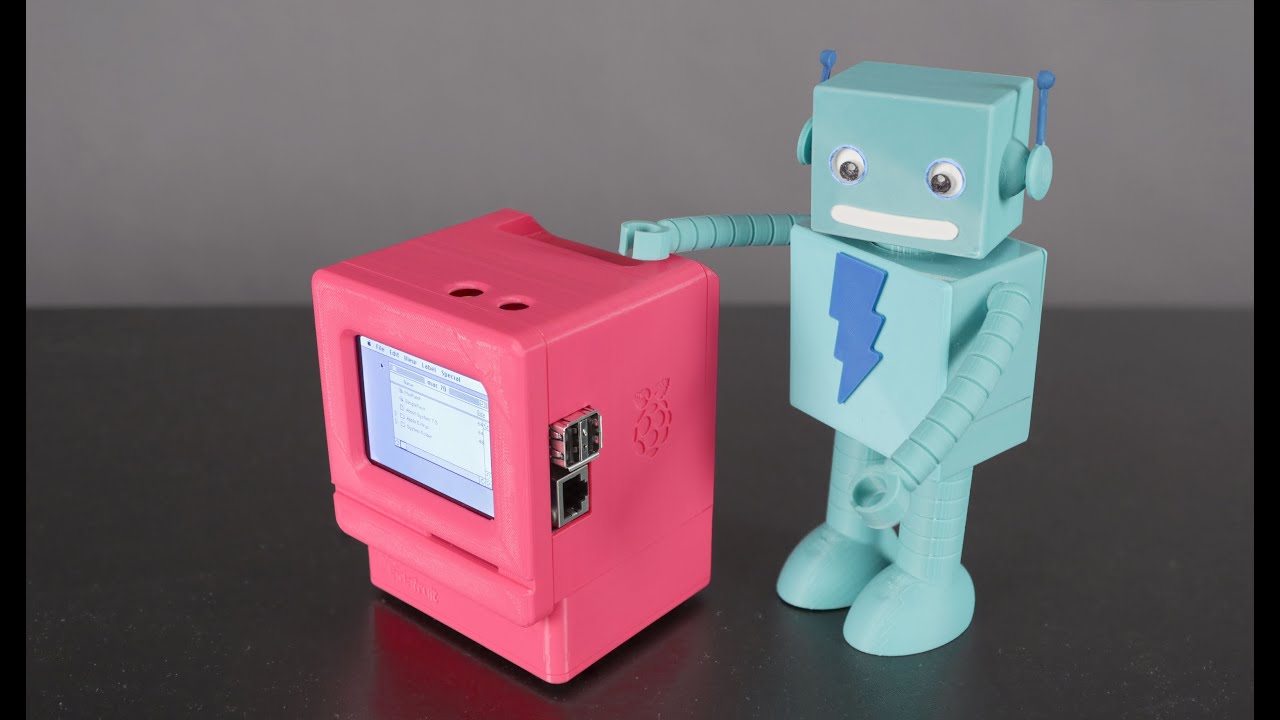 3D Printed Mini Mac Raspberry Pi