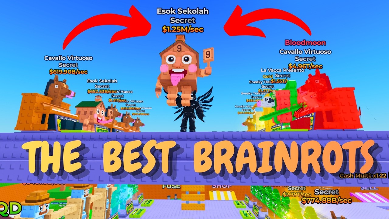 Built the best base!!! Roblox: Grow Beanstalk For Brainrots