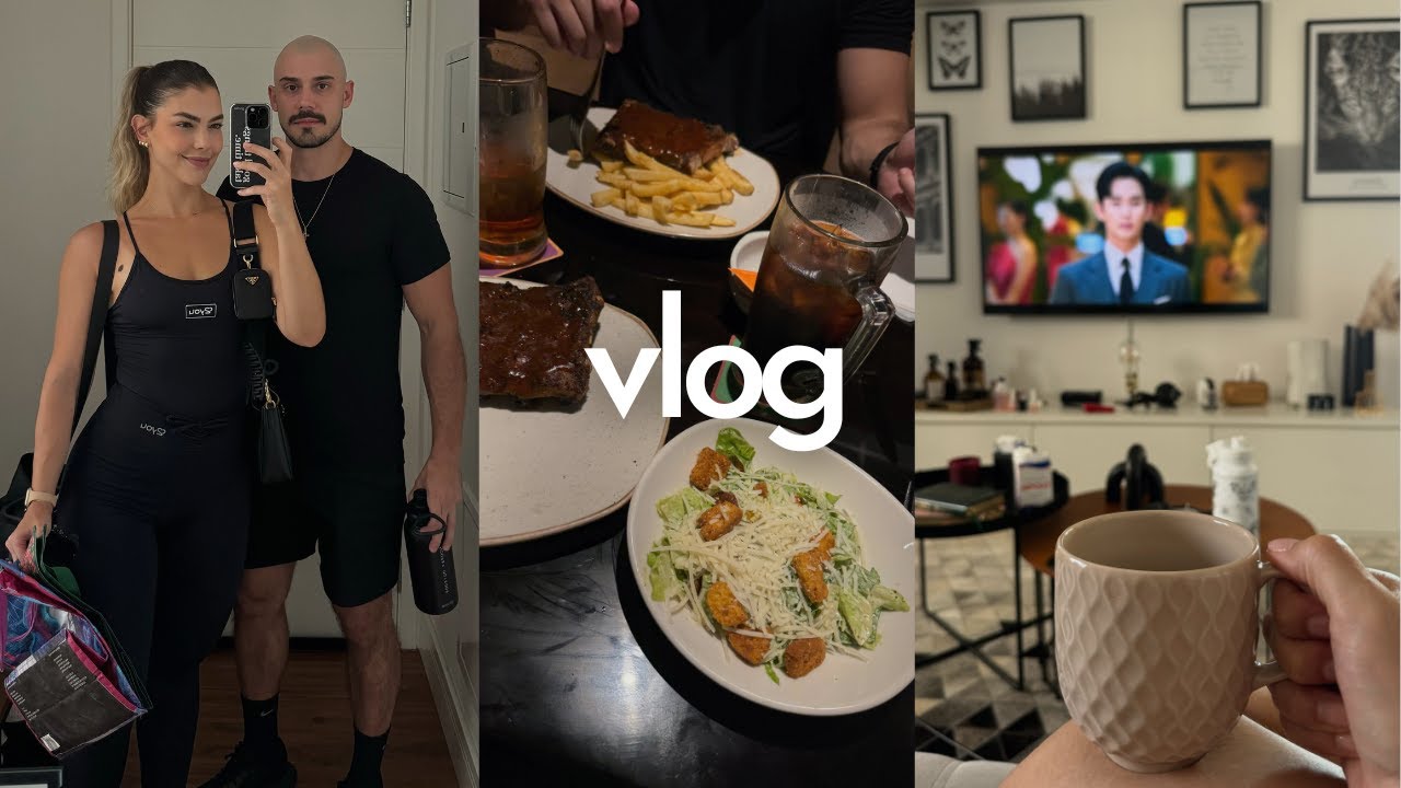PRESENTE ANIVERSÁRIO, CHURRASCO, COMPRAS MERCADO, ROTINA CASAL #vlog