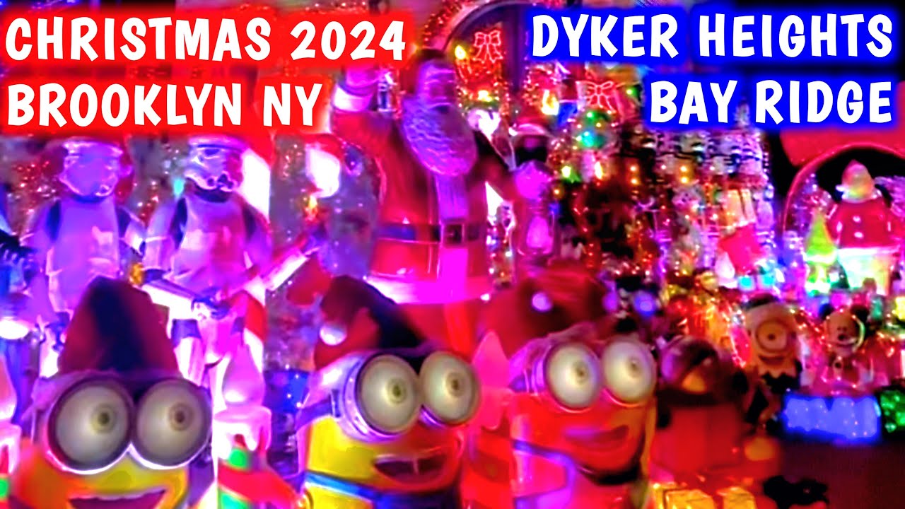 ✨️ Dyker Heights Christmas Houses & Bay Ridge's Holiday House | Brooklyn NYC LIVE | Christmas 2024
