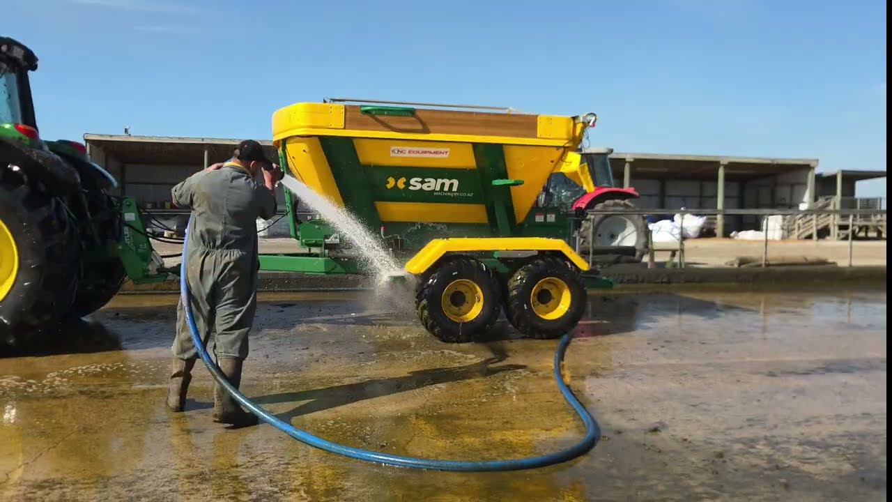 3 paddock urea and tractor wash.