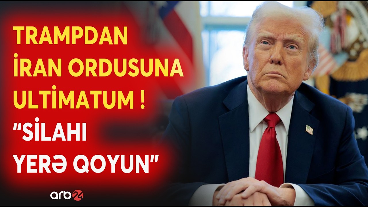 Trampdan İrana SON XƏBƏRDARLIQ! - 