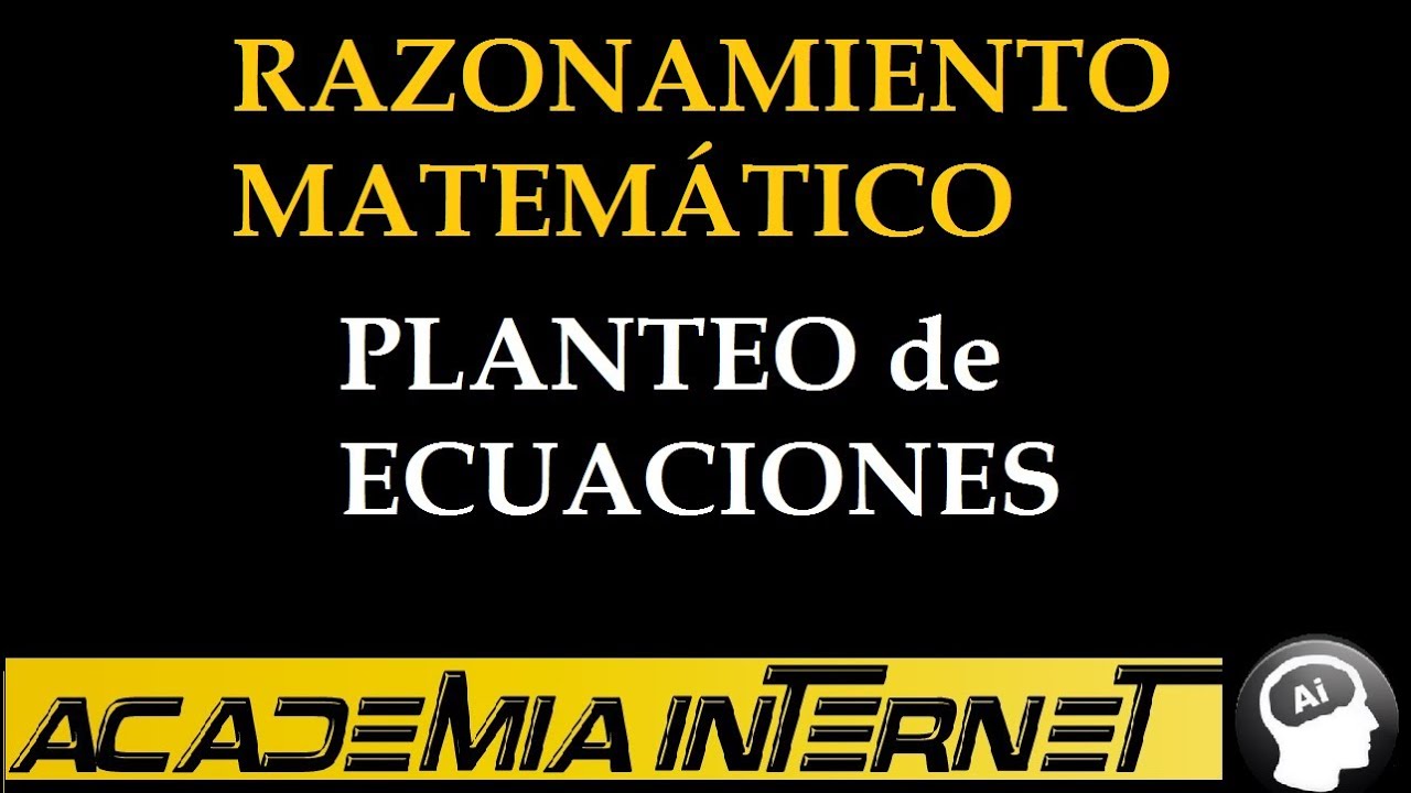 Planteo de Ecuaciones