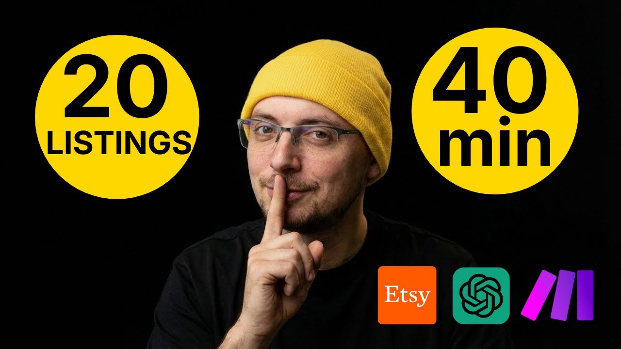 20 листингов на Etsy за 40 минут — туториал по автоматизации с Make.com + ИИ