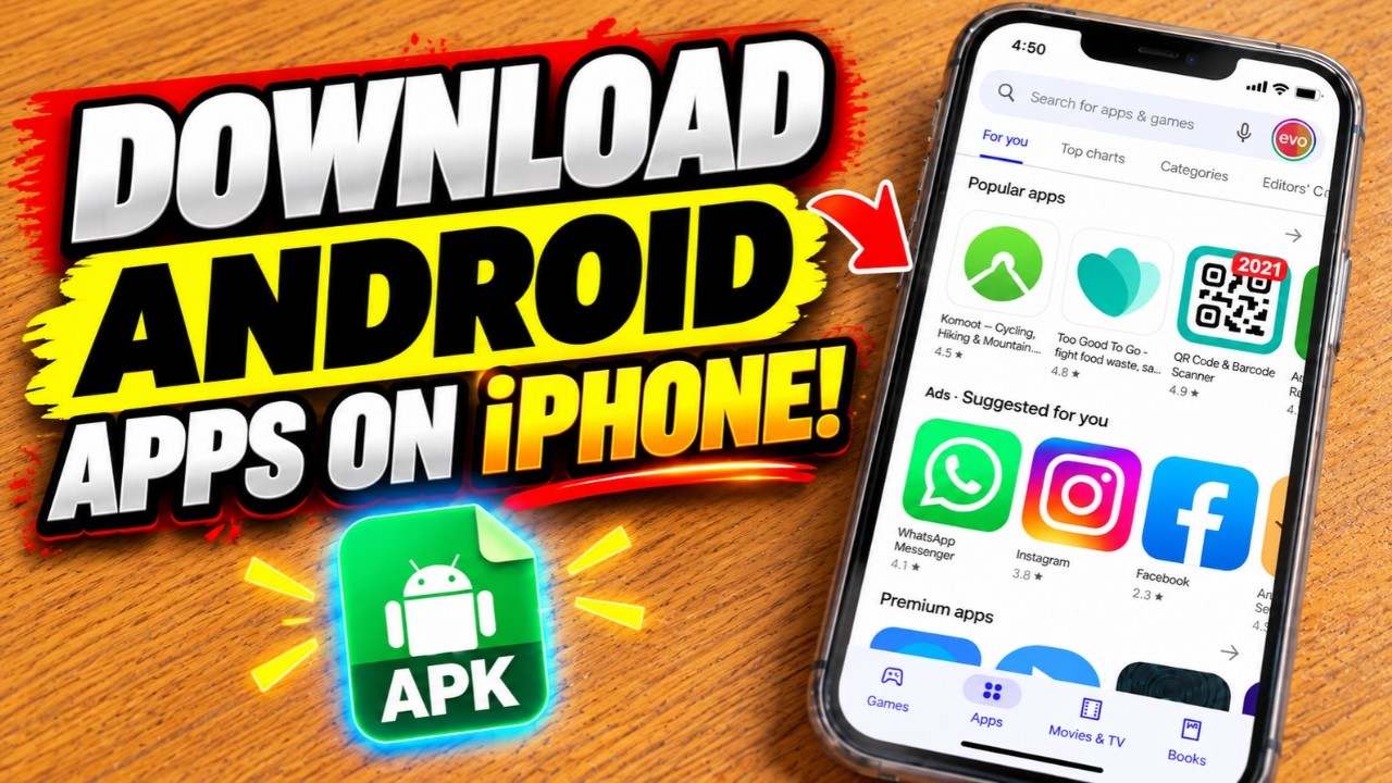 Как скачать и установить Android-приложения на iPhone (iOS) в 2026 году
