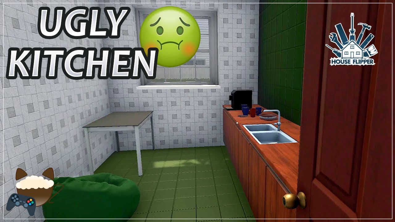 I Made Over This Ugly Green Kitchen In House Flipper