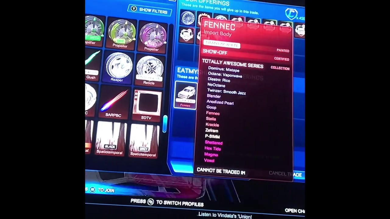 Rocket League Scam Report #16883