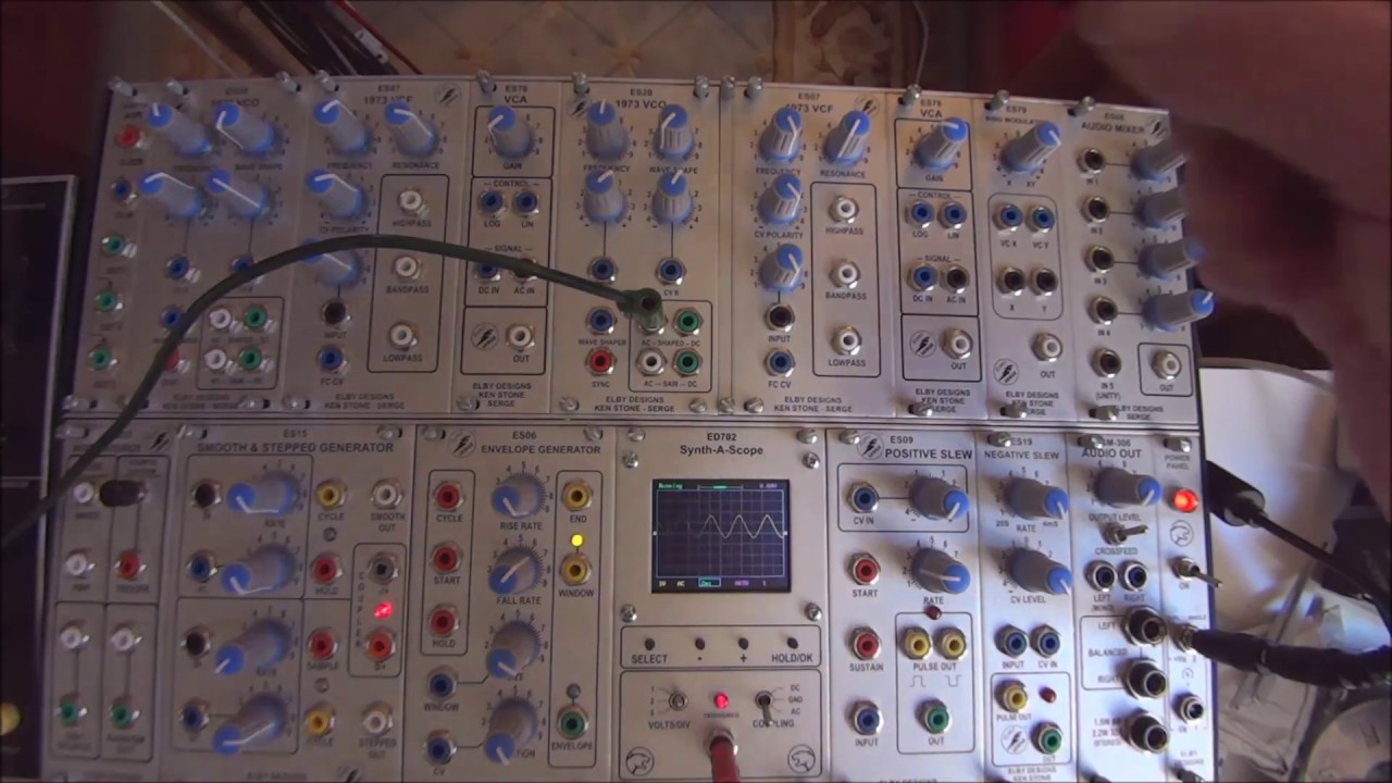 Serge 1973 VCO Vs Elby Designs' EuroSerge 1973 VCO