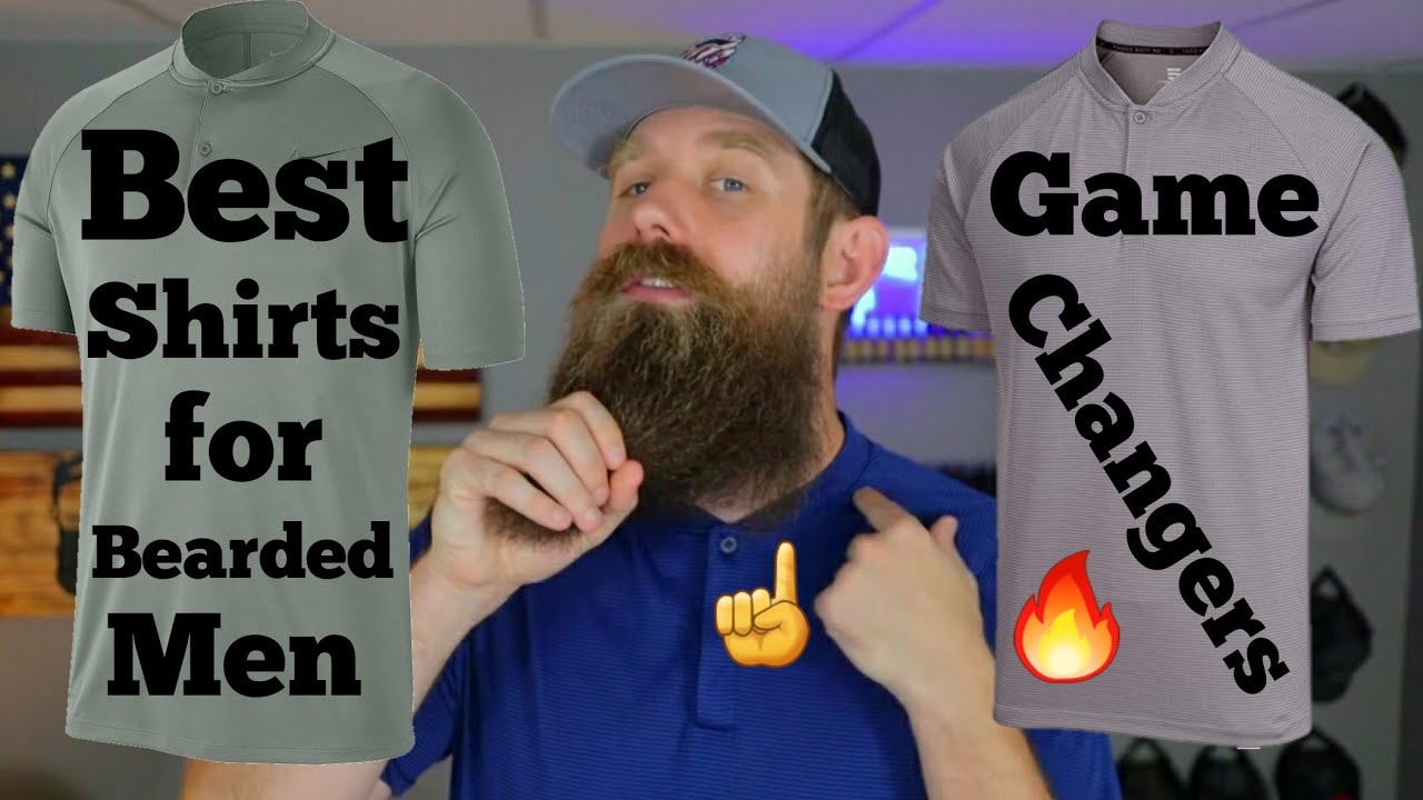 Best shirts for Beardsmen! Collarless