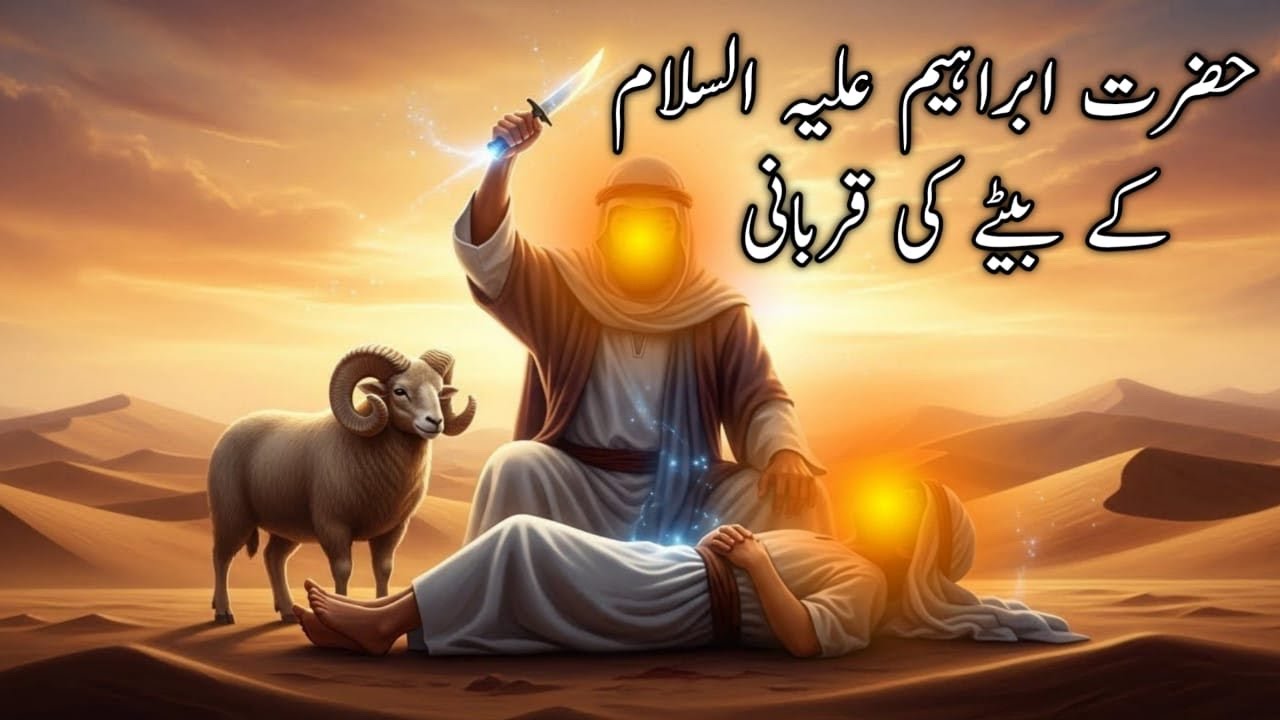 Hazrat Ibrahim AS ne Ismail AS ko Zibah Kia | Hazrat Ibrahim Ki Qurbani | Mehak Voice 92