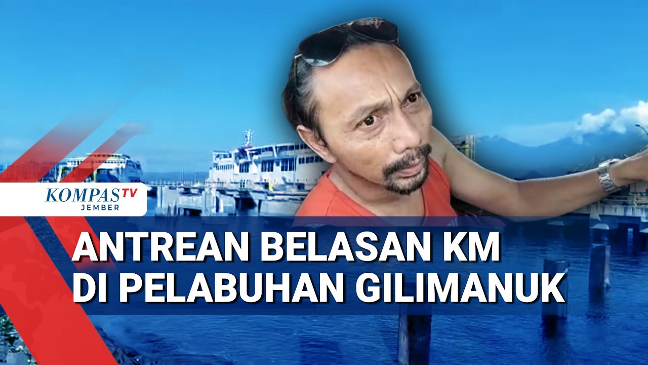 Kemacetan Parah di Gilimanuk, Antrean Kendaraan Capai Belasan Kilometer