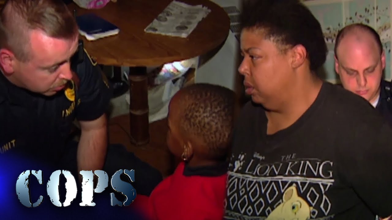 Police Respond to Call of Small Children Locked Outside | Indianapolis, IN | COPS TV Show