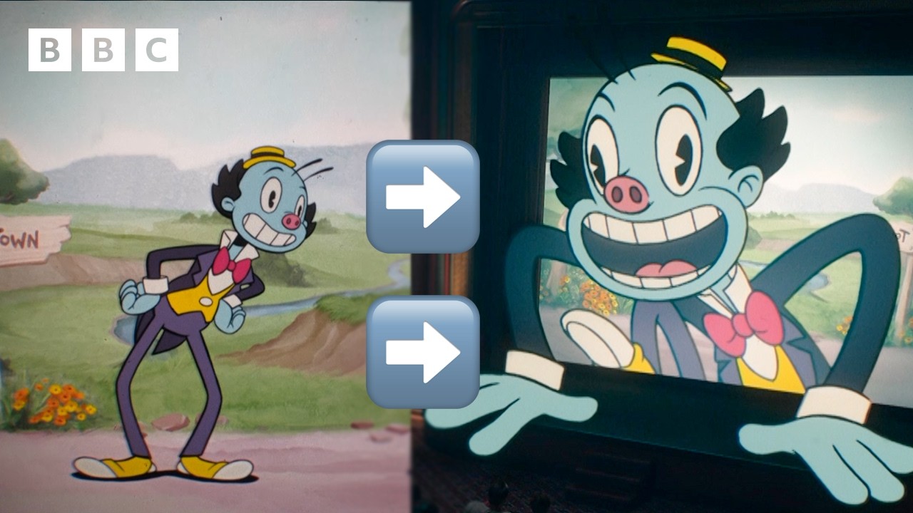 SCARY cartoon comes out of the cinema screen 😱 | Doctor Who - BBC