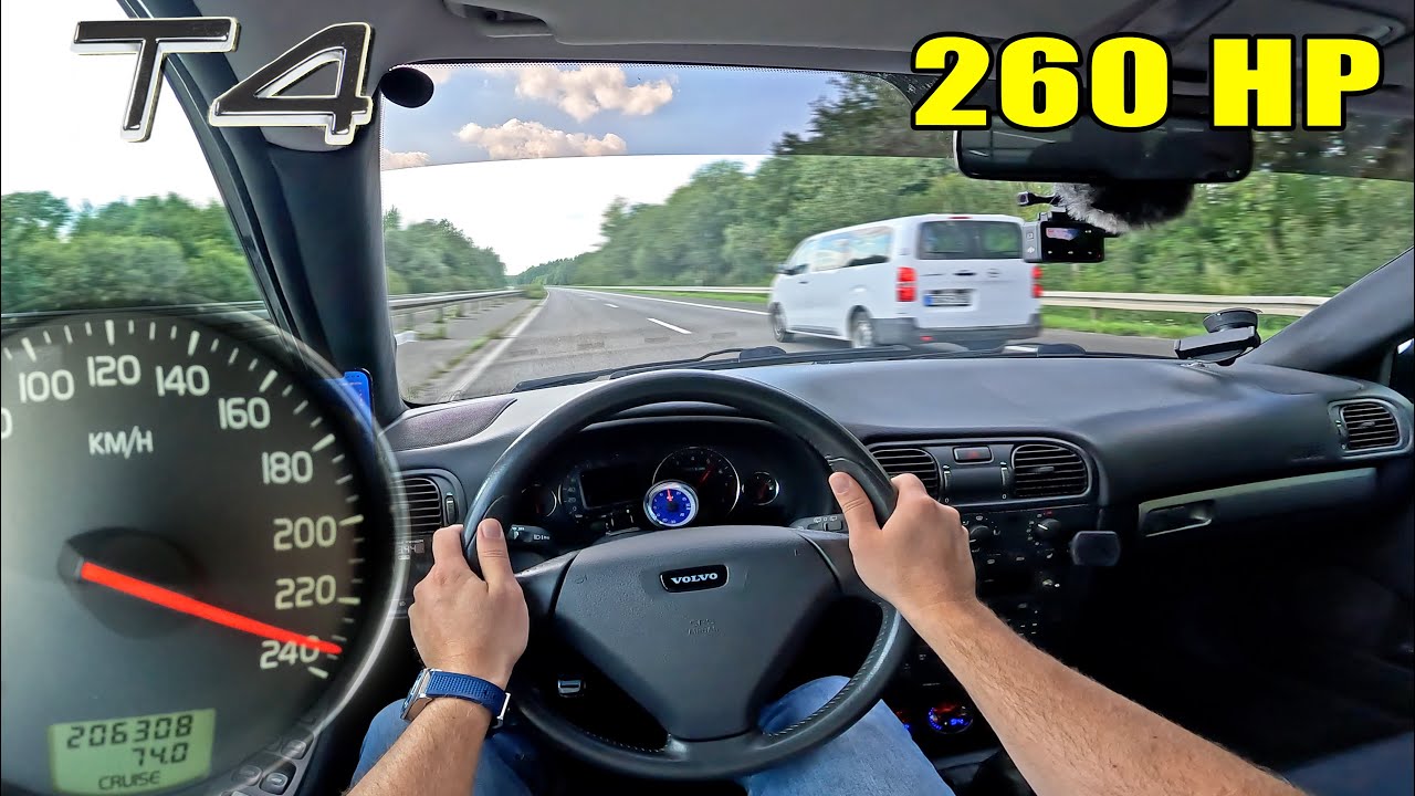 260HP Volvo V40 T4 | TOP SPEED on AUTOBAHN