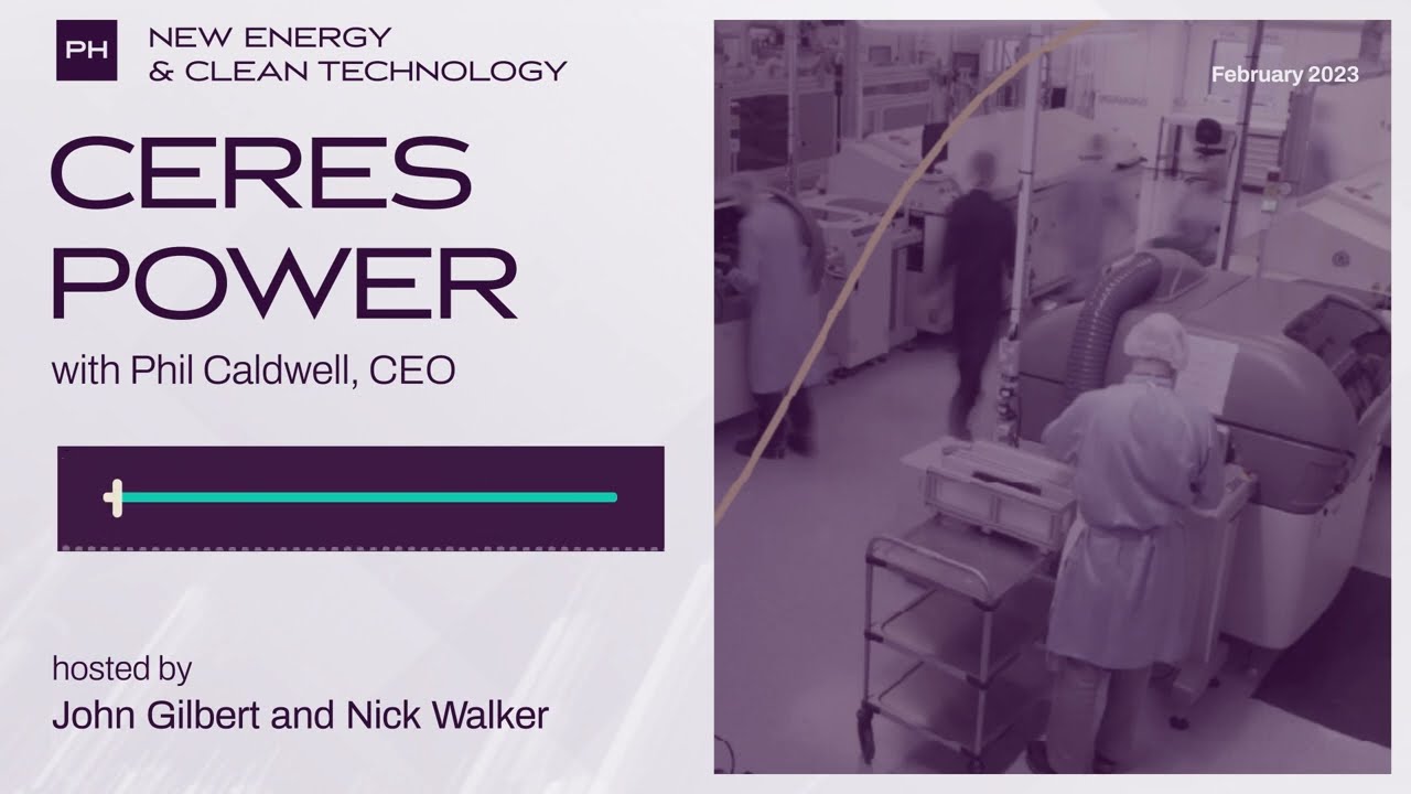 Phil Caldwell, CEO at Ceres, talks to Peel Hunt about the drivers for adoption of Ceres&rsquo; technology
