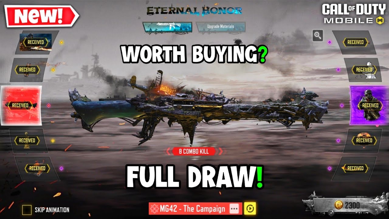 Buying Mythic MG42 - The Campaign CODM | ETERNAL HONOR MYTHIC Draw Cod Mobile