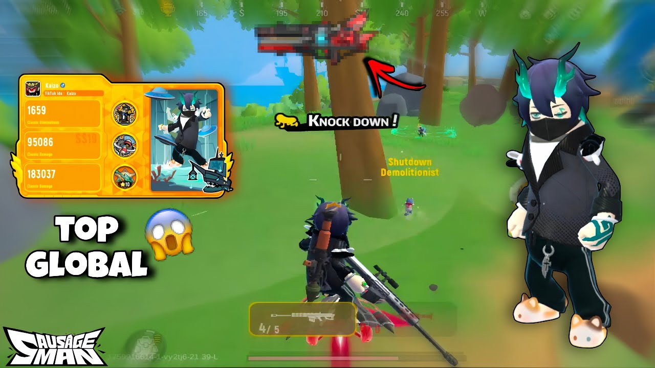 TOP GLOBAL | SS20 NEW UPDATE 🥳 | SAUSAGE MAN SQUAD VS SQUAD GAMEPLAY 🔥 | HIGHLIGHTS 🔱| KAIZO GAMING 