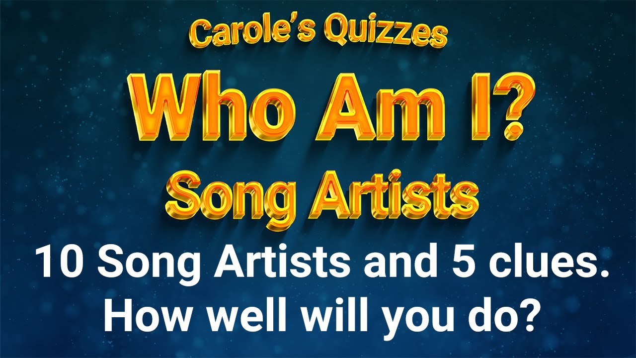 Music Mystery Challenge! Identify These Musical Artists From 5 Clues