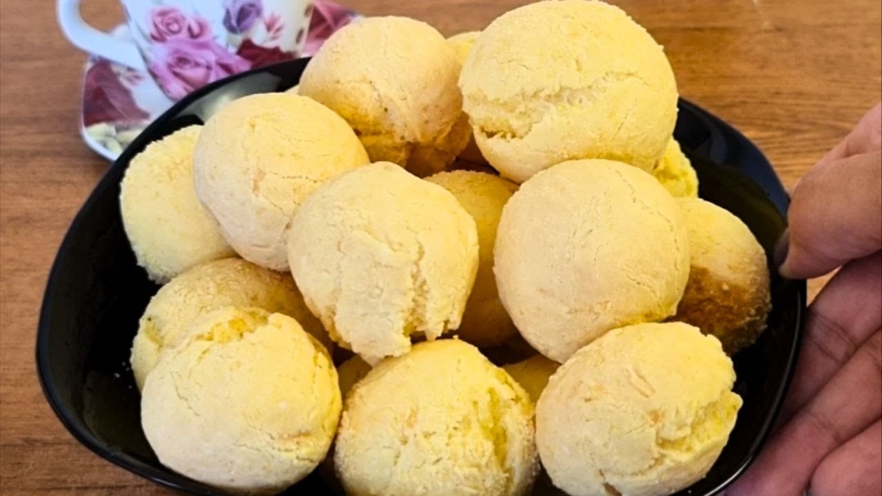 Pão de Queijo Fácil com Flocão de Milho! 🧀💫