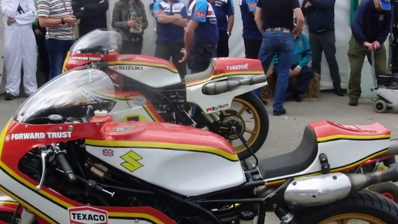 Barry Sheene's Suzuki XR14 RG500'S restarted