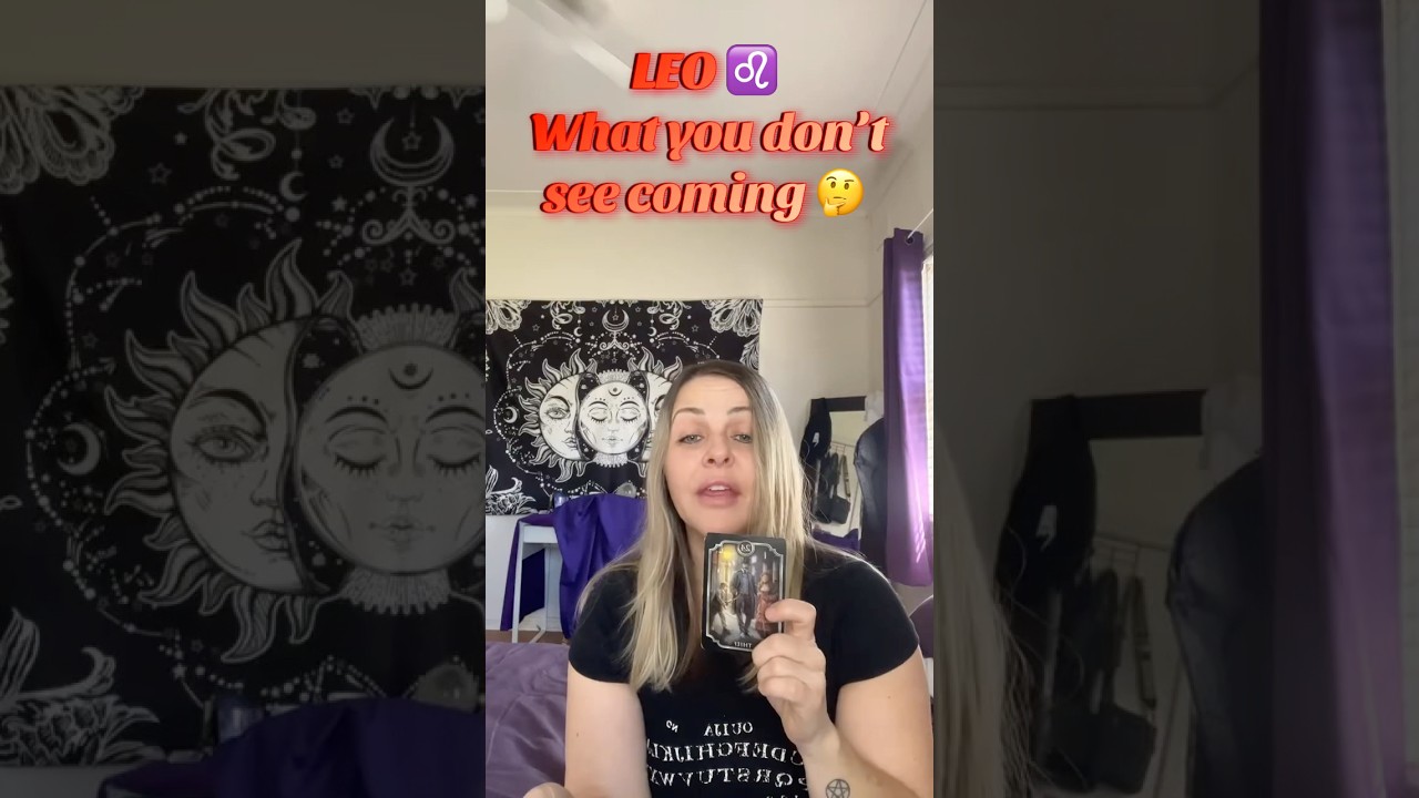 What you don&rsquo;t see coming 🤔 #leo #tarot #predictions #foryou