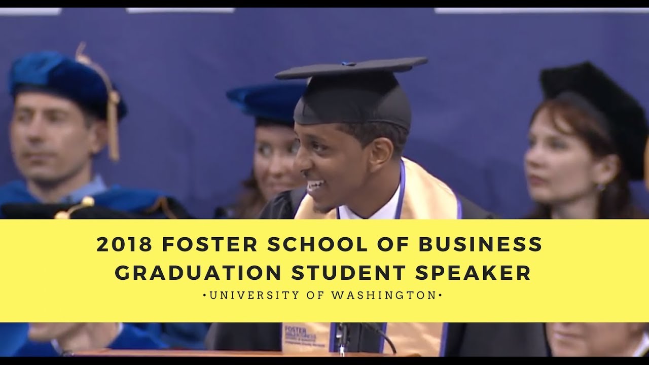 ERITREAN GRADUATE PAYS HOMAGE TO IMMIGRANTS IN GRADUATION SPEECH