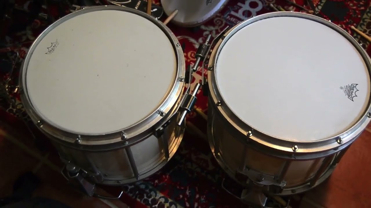 Pearl Free Floating Marching Snares - Head Changes and Fix-Up
