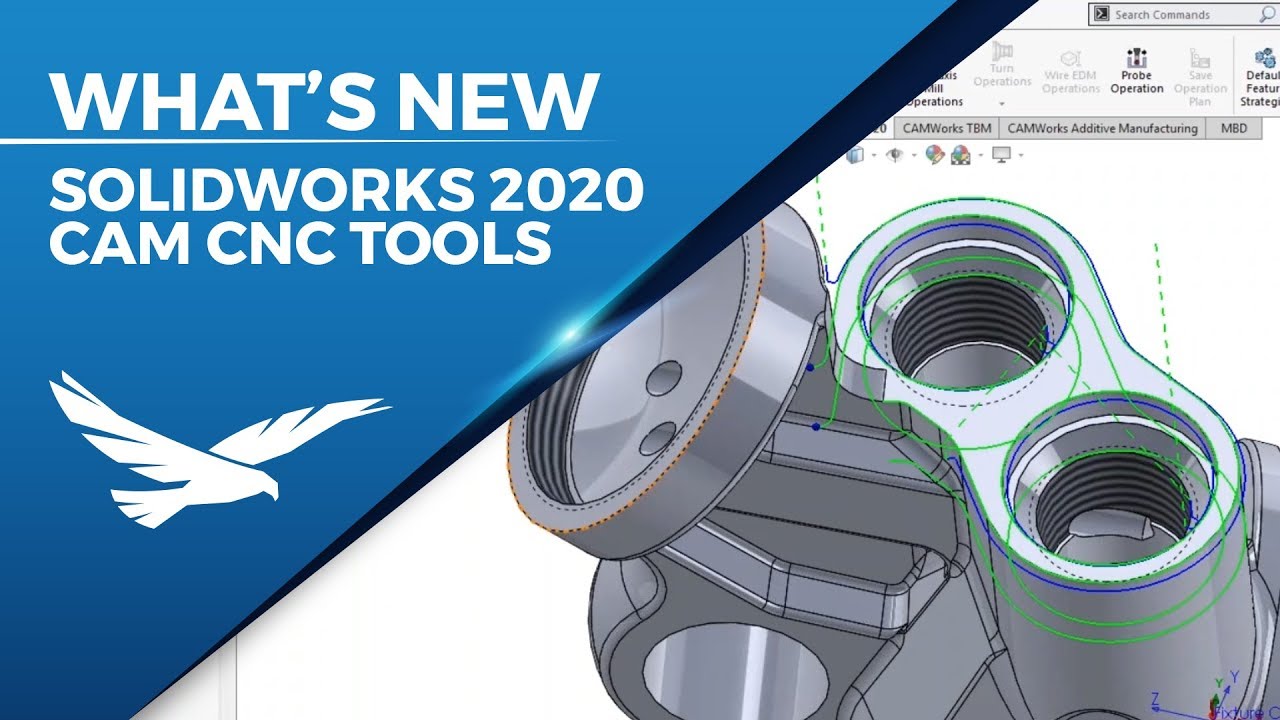 What's New SOLIDWORKS 2020 CAM CNC Machining Tools