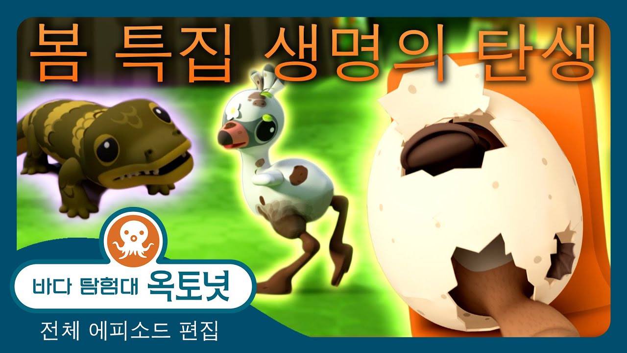 바다 탐험대 옥토넛 - 🌼 봄 특집 : 생명의 탄생 🐣 - 180분+ 편집 - 모음집